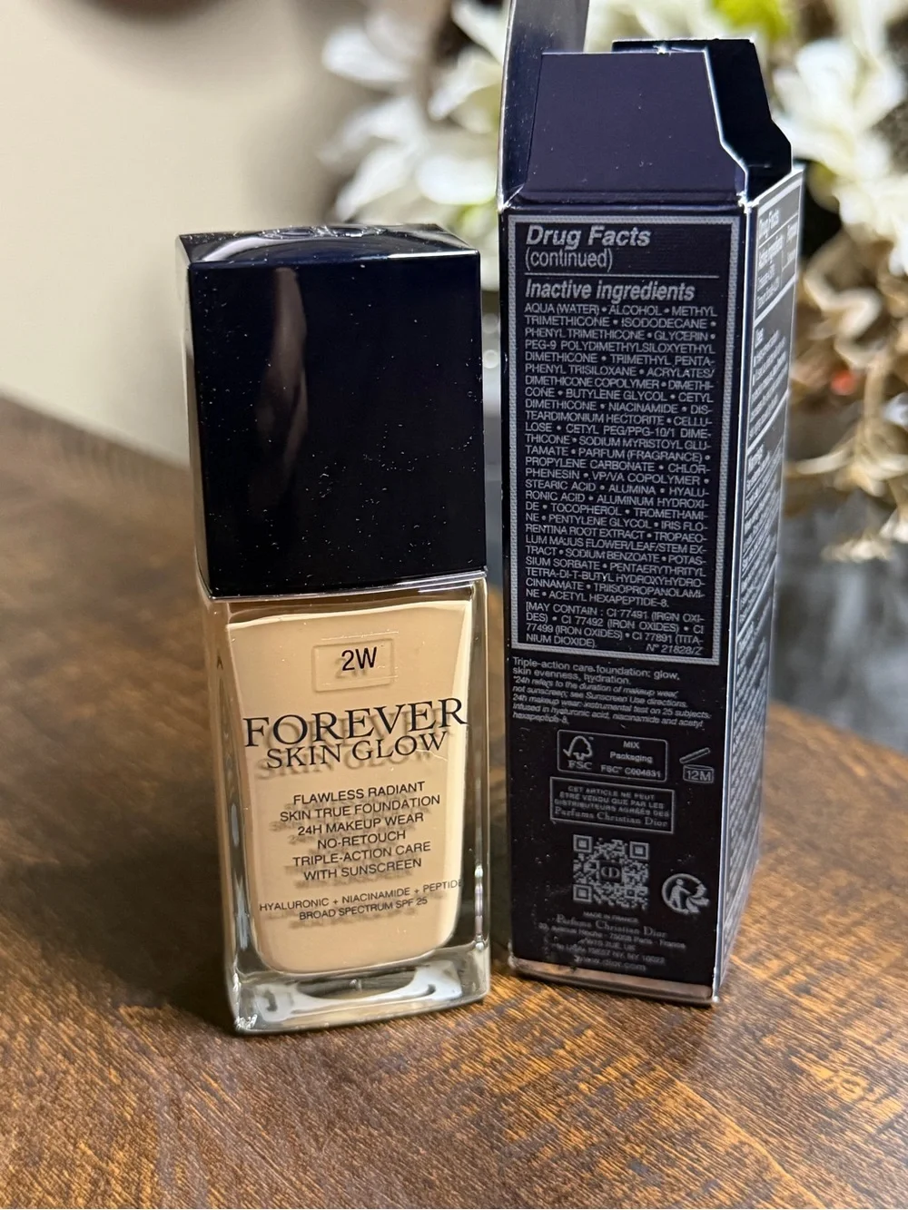 2W-Dior Forever Skin Glow Foundation  - NEW